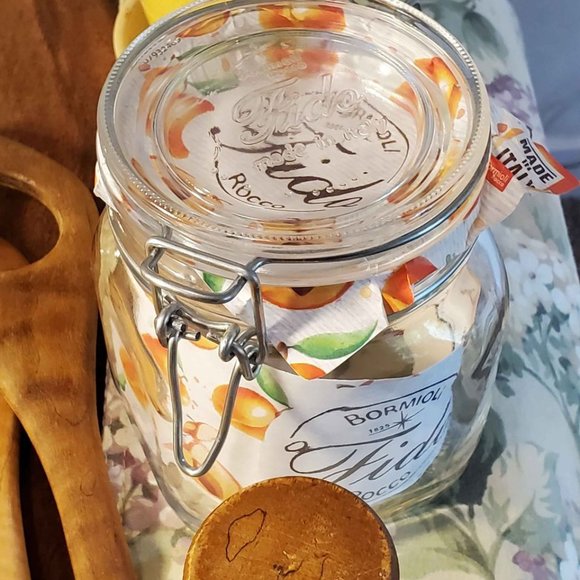 Bormioli Rocco Fido Quality Italian Glass Bottle Clear Canning Jar 25 1/4oz NEW - Picture 6 of 9